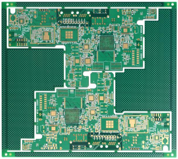 6层高密度pcb多层工控板